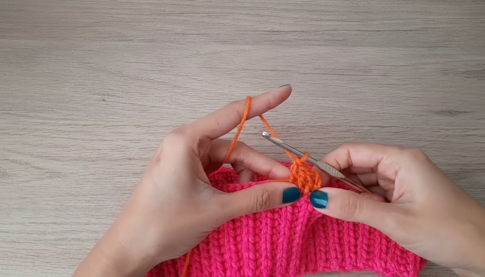 Crochet Striped Sweater