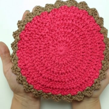 Crochet Flower Coaster