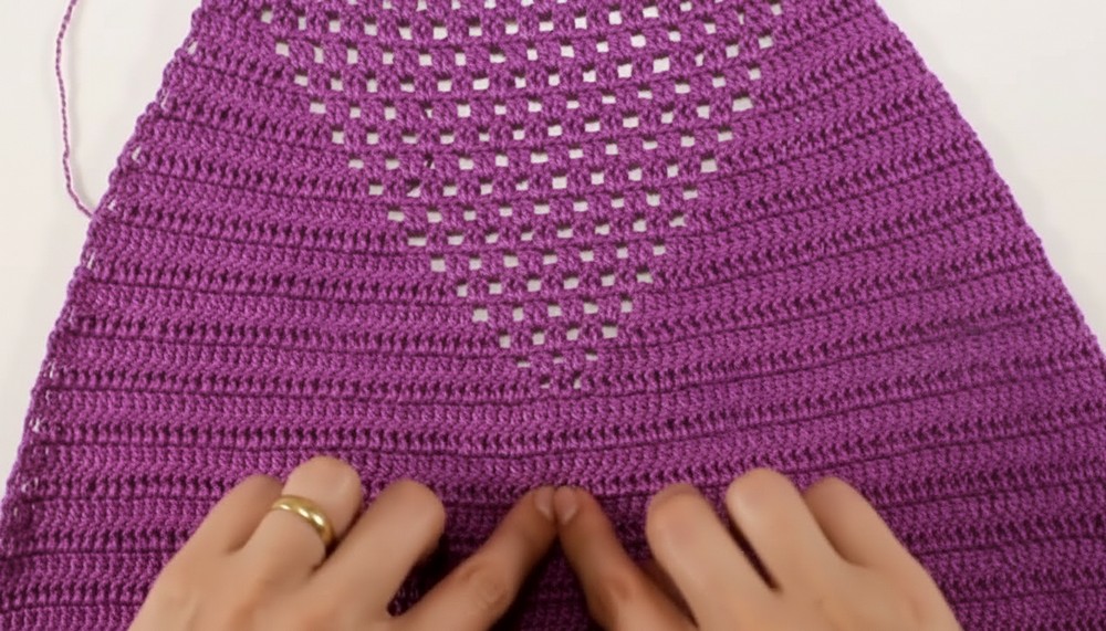 Crochet Halter-neck Crop Top