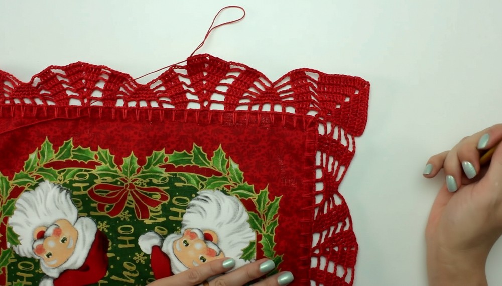 Crochet Christmas Doily Or Table