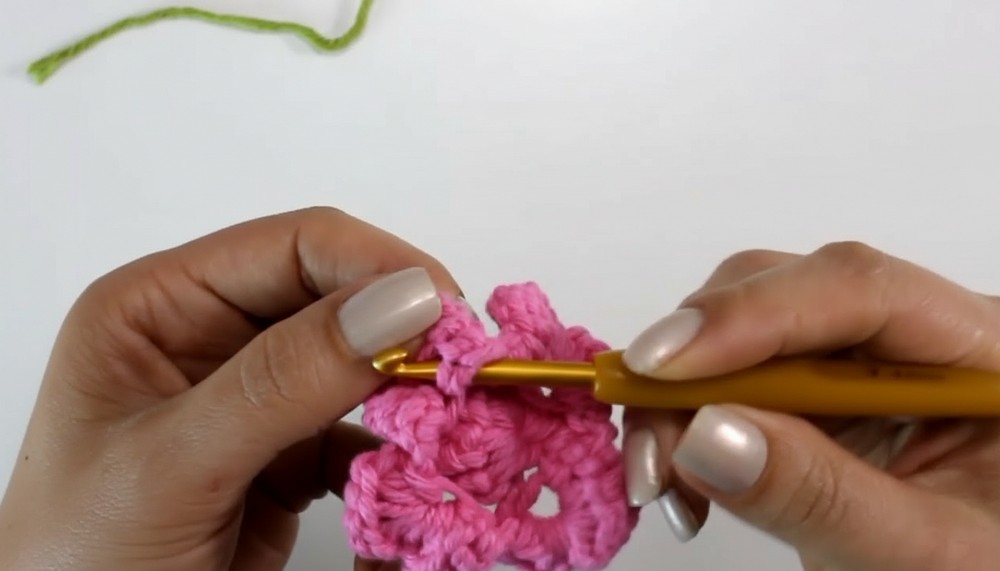 Crochet Flower Coaster
