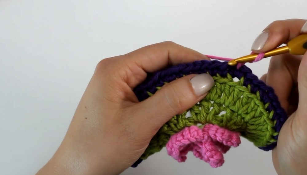 Crochet Flower Coaster