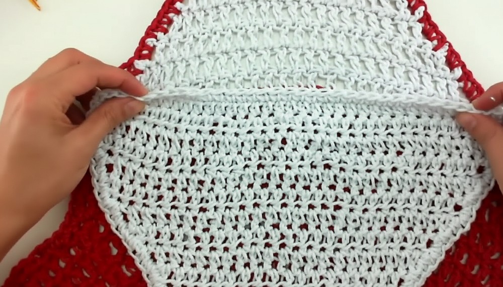 Crochet Santa Claus Placemat