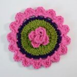 Crochet Flower Coaster