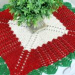 Crochet Christmas Doily Table
