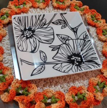 Crochet Flower Placemat