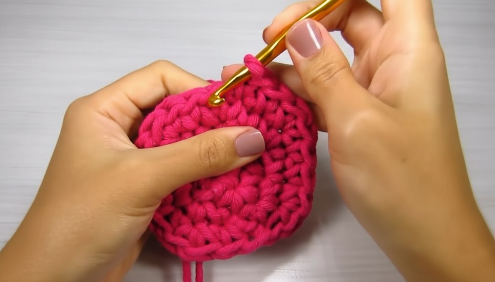 Crochet Storage Basket Bow