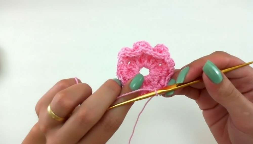 Crochet Flower Headband