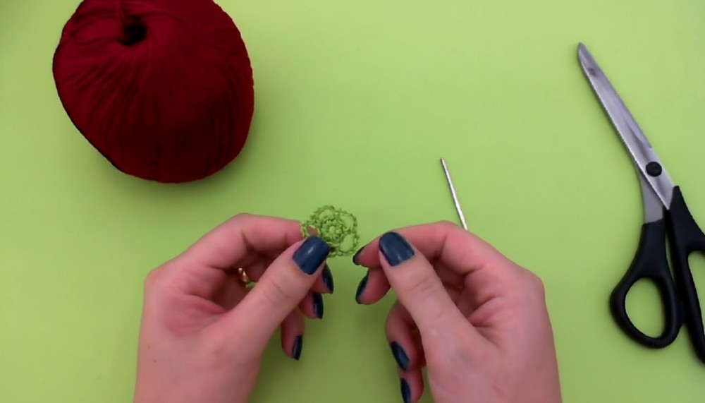 Crochet Star Earring