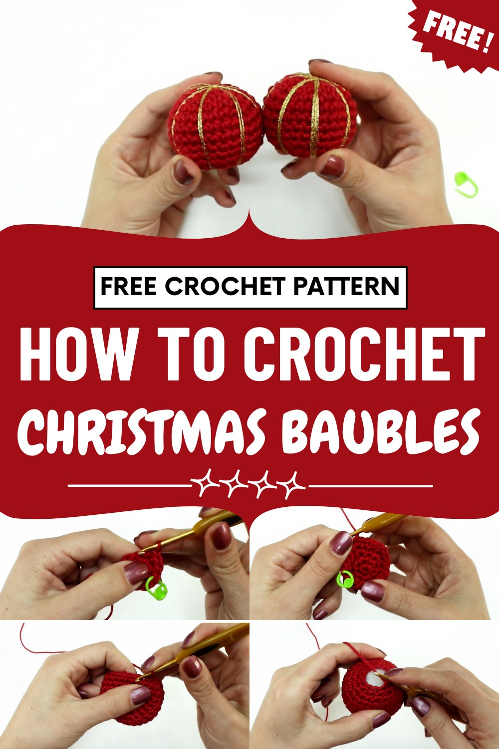 Crochet Christmas Baubles