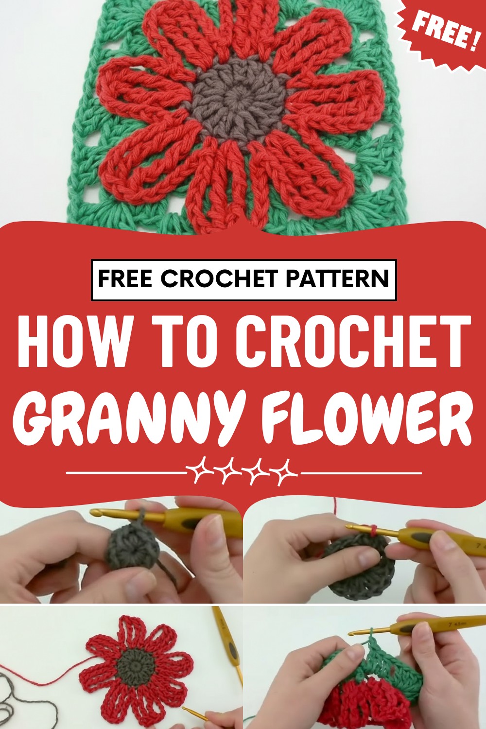 Crochet Granny Flower