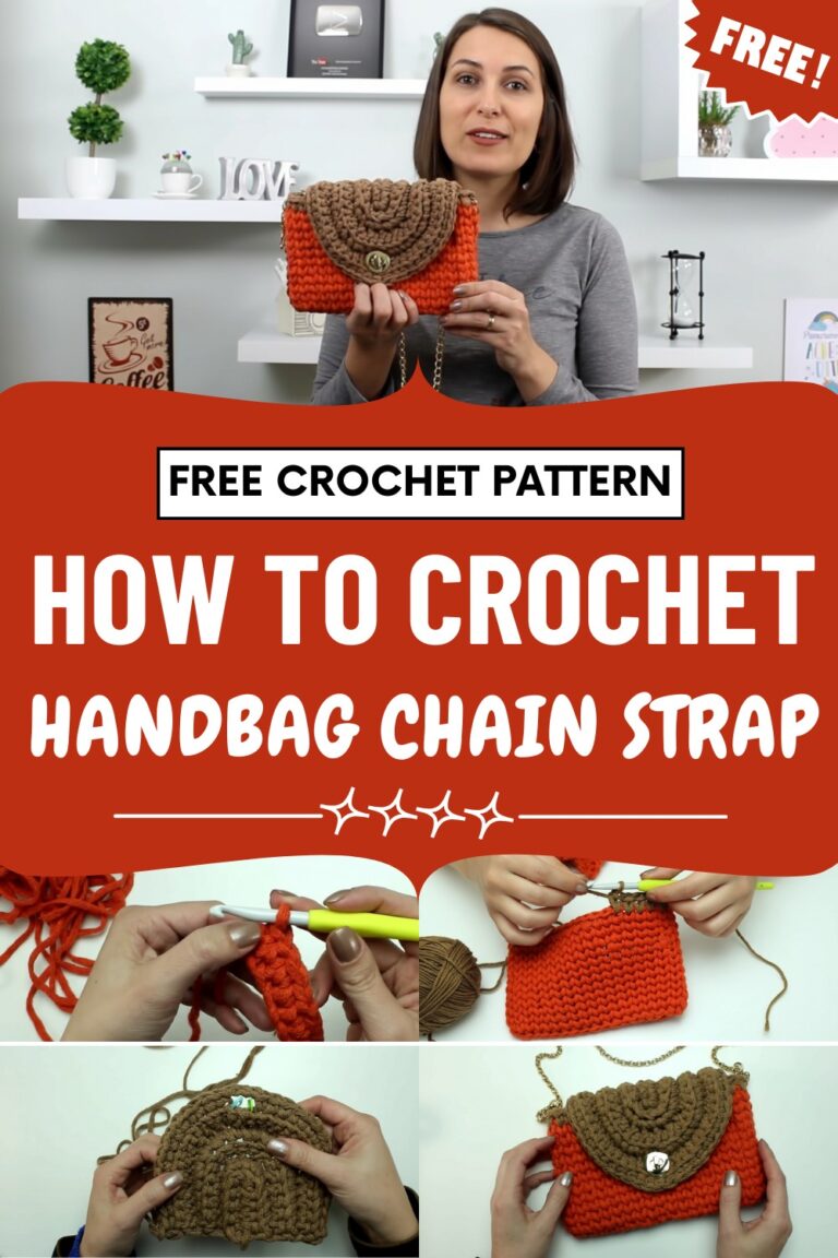 Modern Crochet Handbag Chain Strap Pattern With Luxe Look - All Thing ...