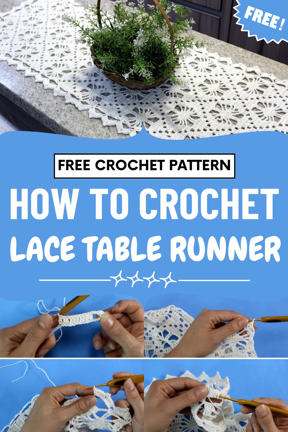 Crochet Lace Table Runner