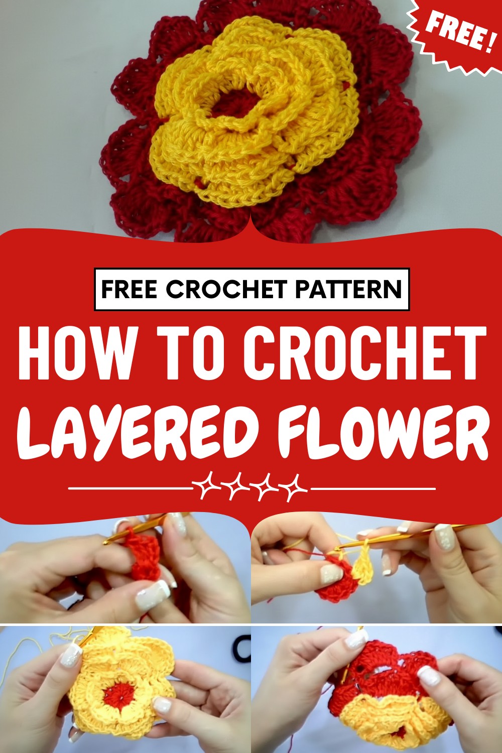 Crochet Layered Flower