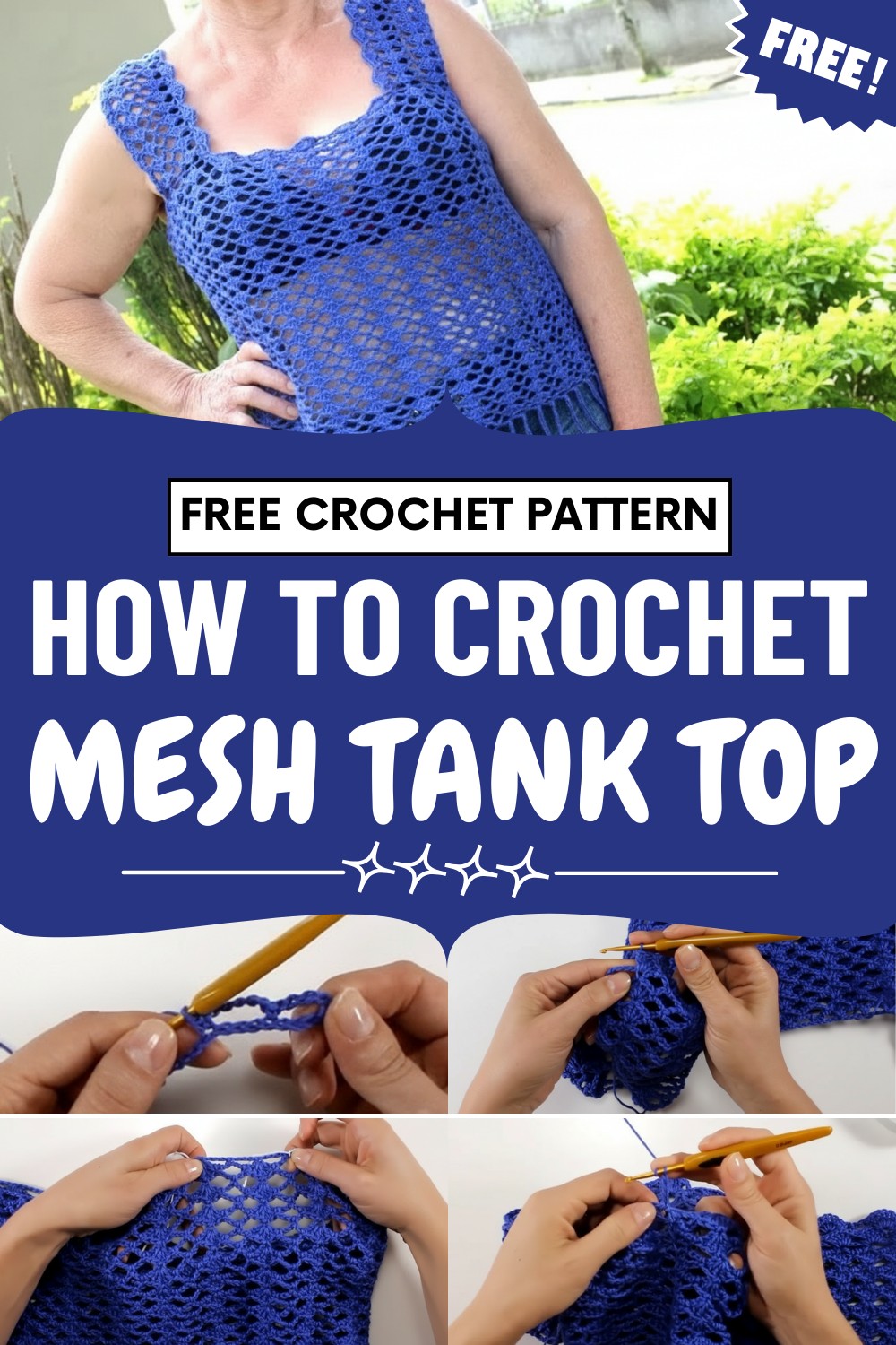 Crochet Mesh Tank Top