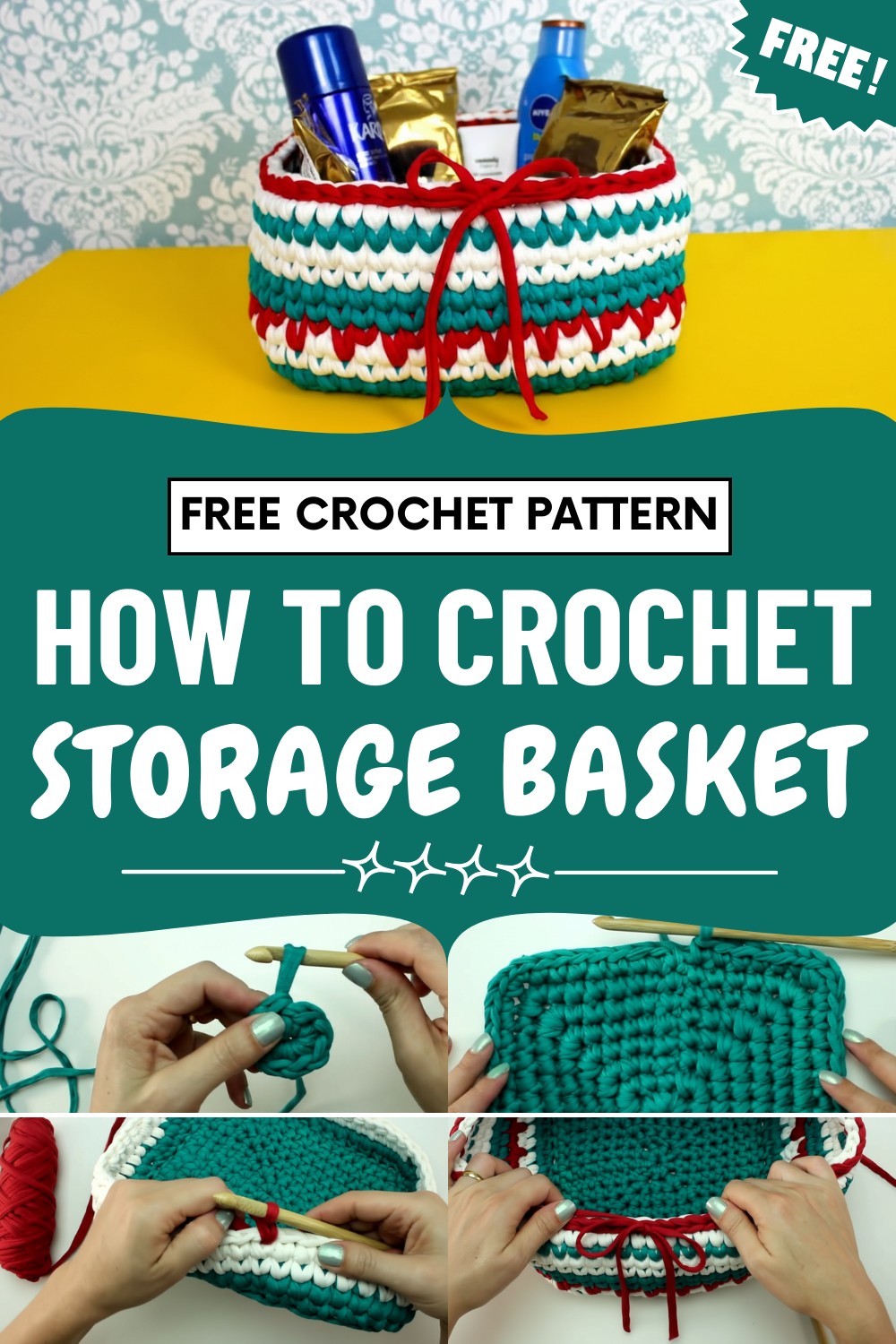Crochet Storage Basket