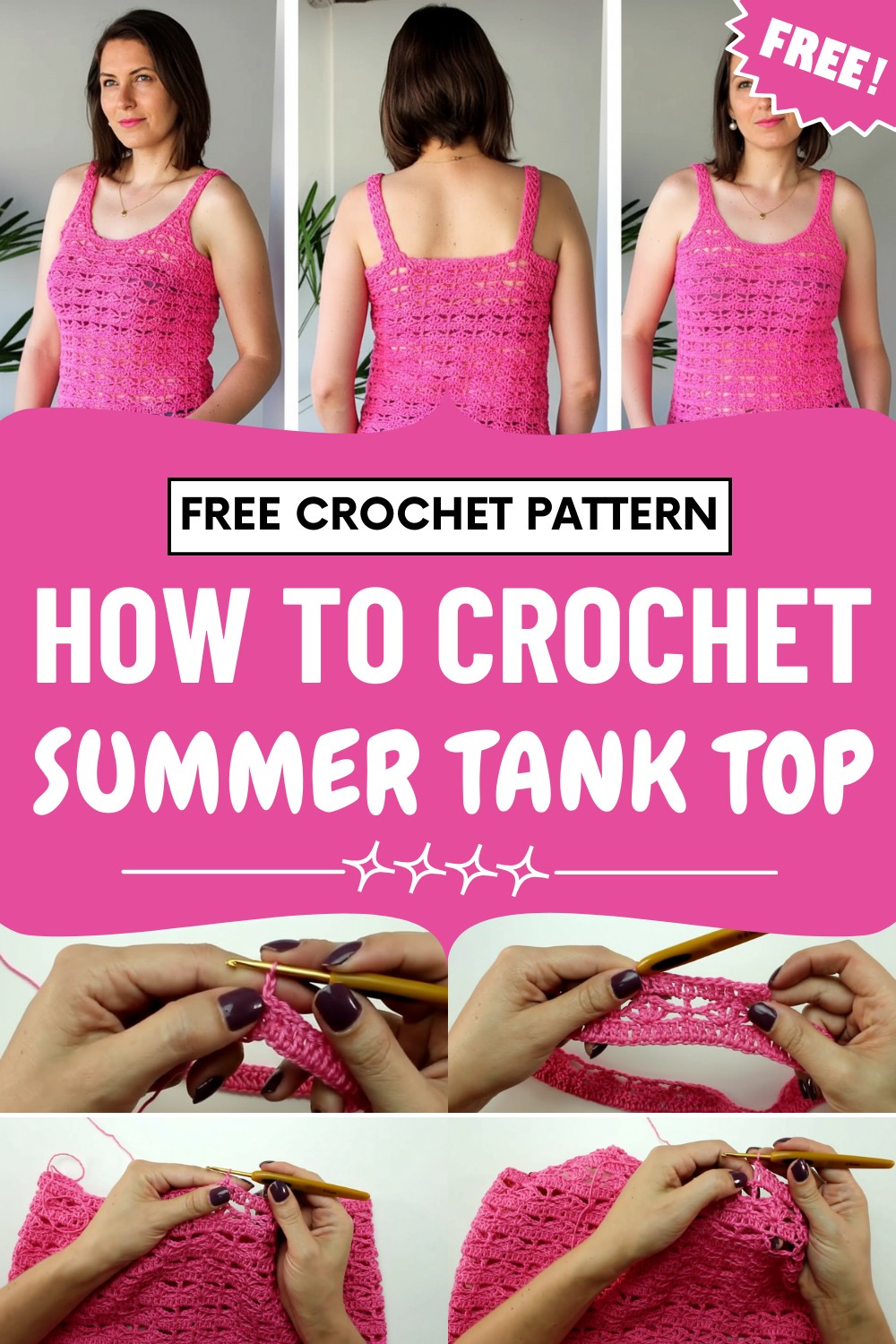 Crochet Summer Tank Top