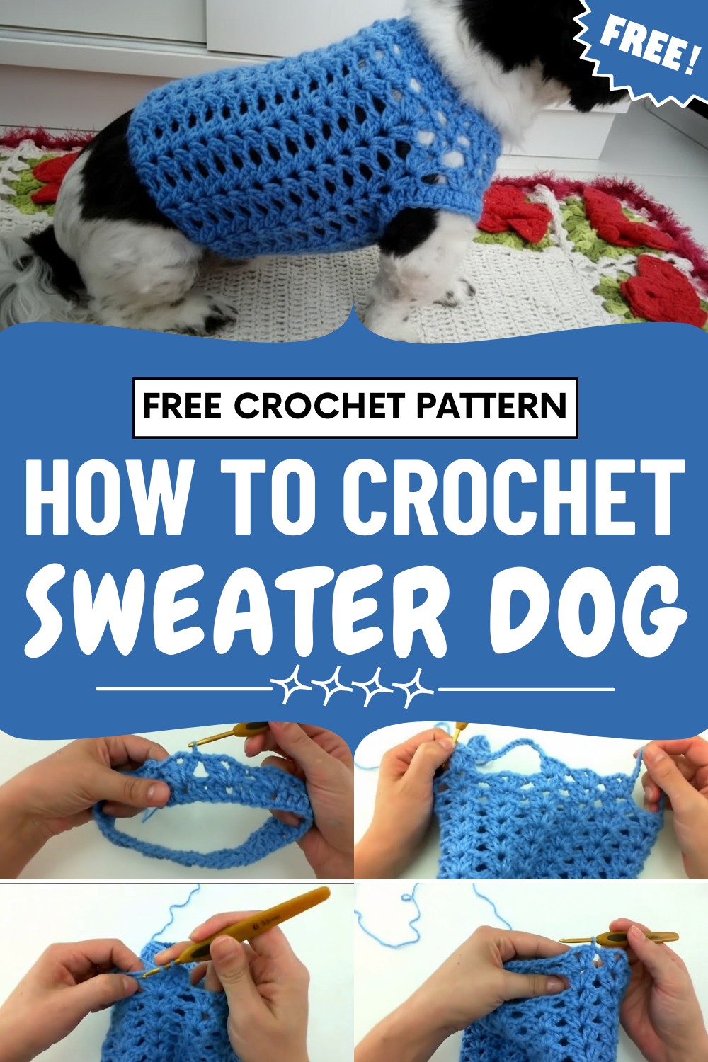 Crochet Sweater Dog