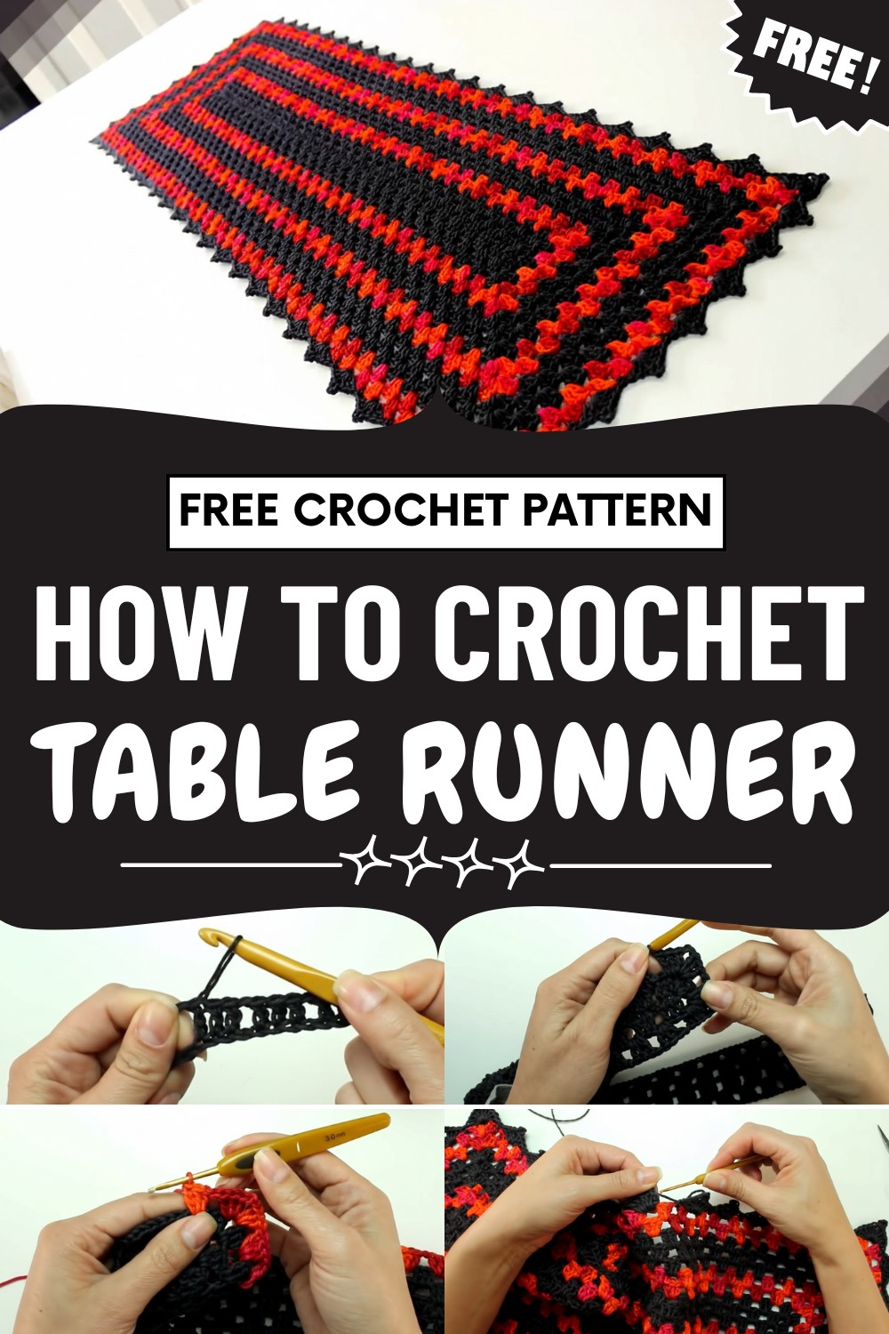 Crochet Table Runner