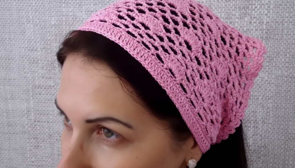 Crochet Bandana For Women