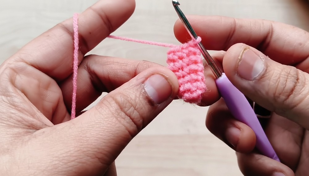 Crochet Teddy Bear Keychain