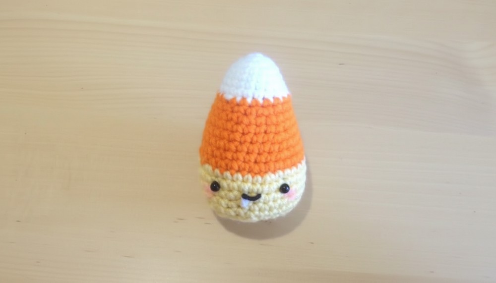 Crochet Candy Corn Amigurumi
