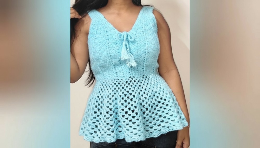 Crochet Peplum Top