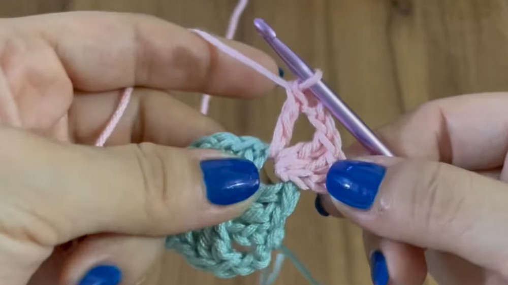 Crochet Granny With Skirt