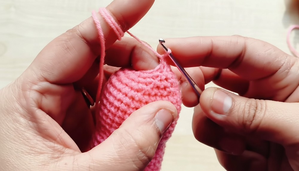 Crochet Teddy Bear Keychain