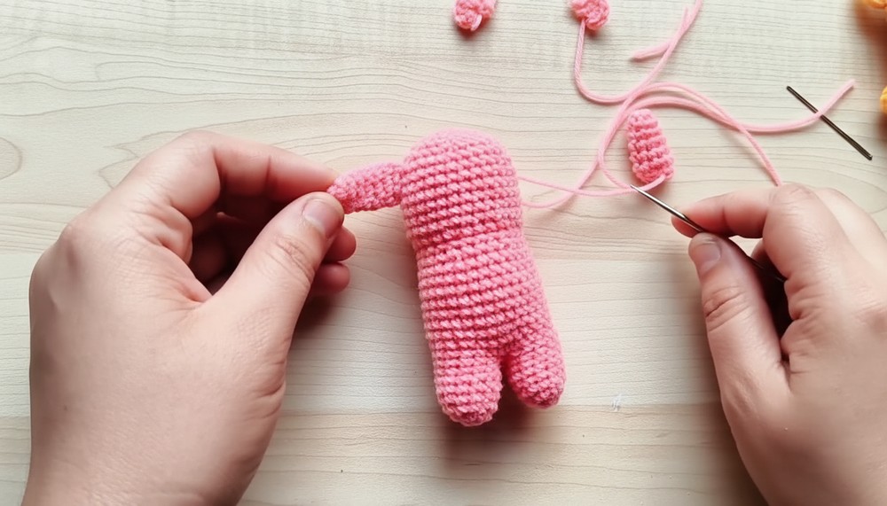 Crochet Teddy Bear Keychain