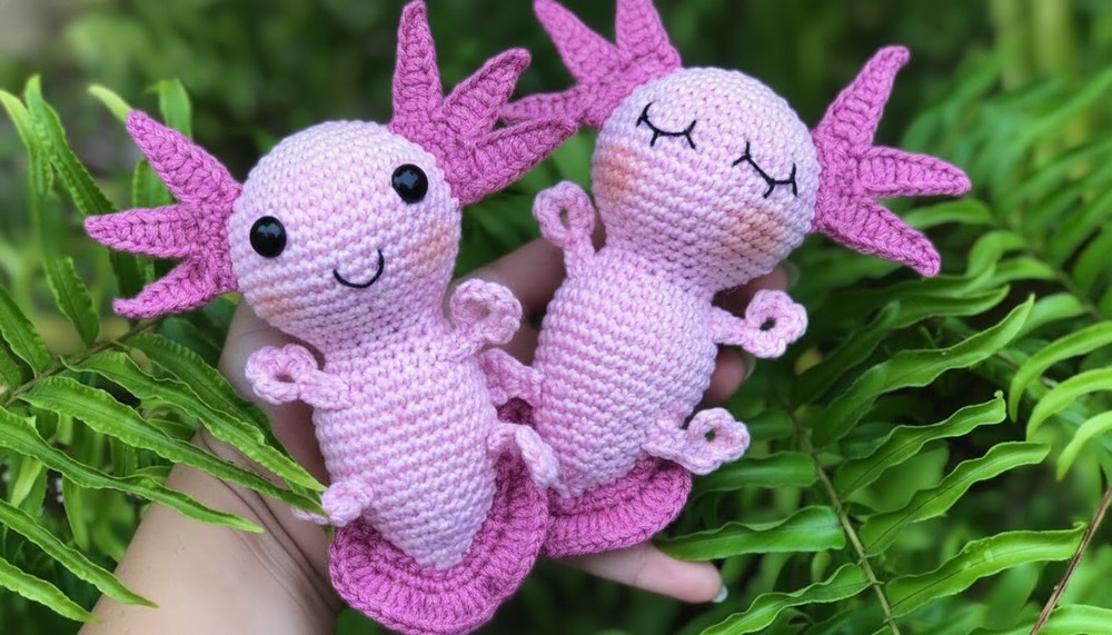 Crochet Axolotl Amigurumi