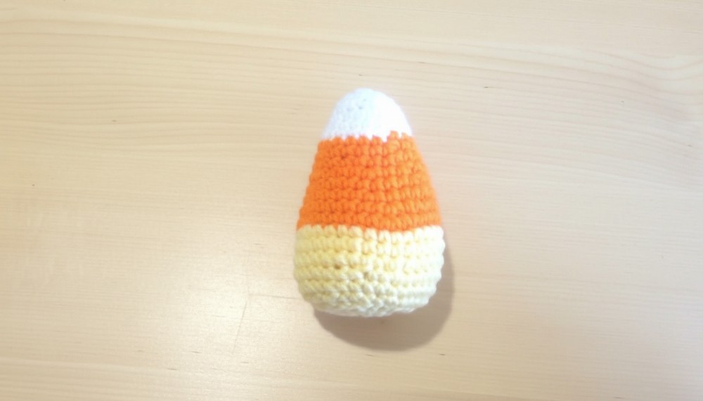 Crochet Candy Corn Amigurumi