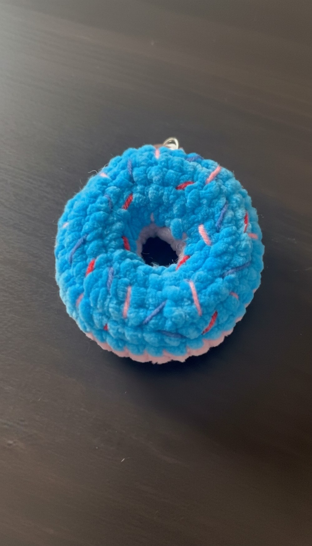 Crochet Donut Keychain