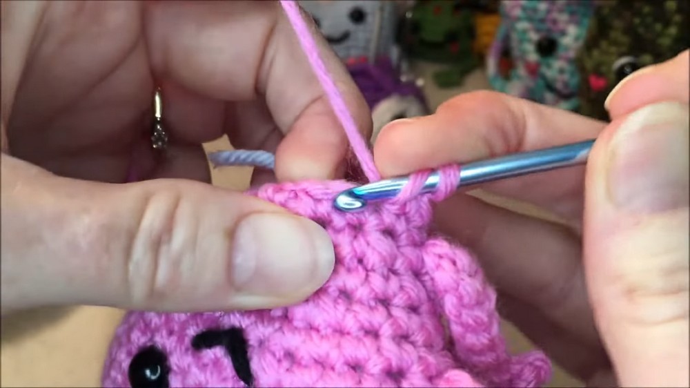 Crochet Heart With Legs