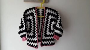 Crochet Hexagon Cardigan