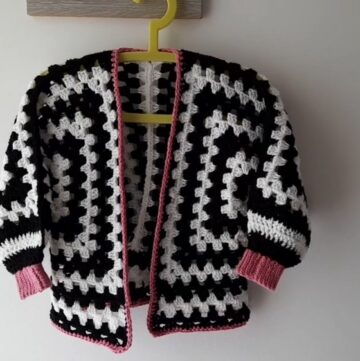 Crochet Hexagon Cardigan