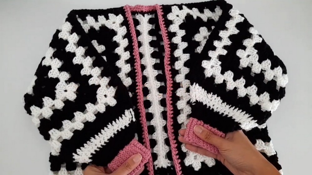 Crochet Hexagon Cardigan