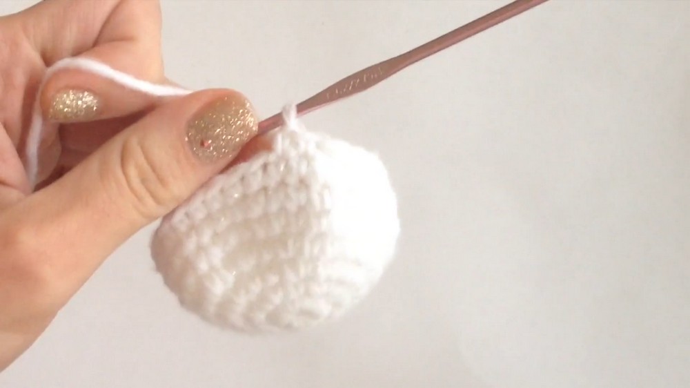 Crochet Snowman Ornament