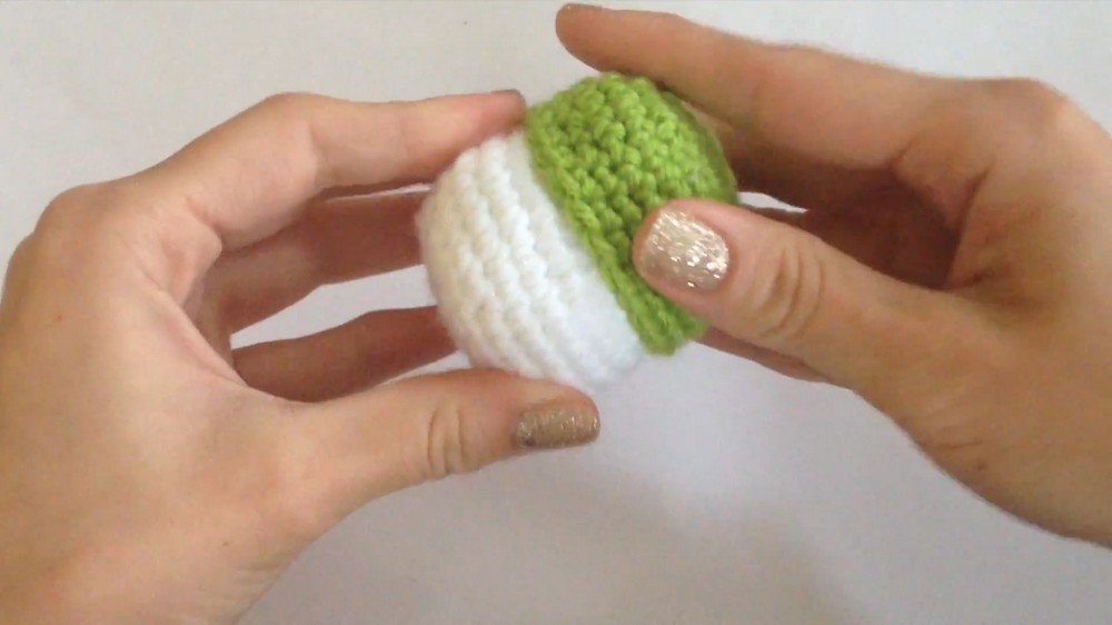Crochet Snowman Ornament