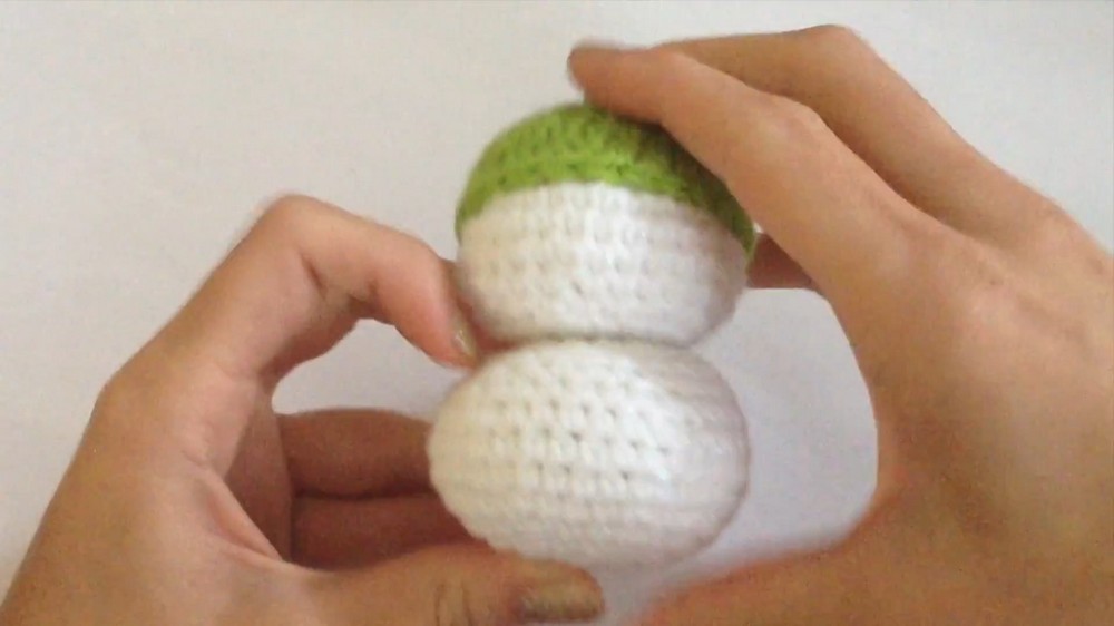Crochet Snowman Ornament