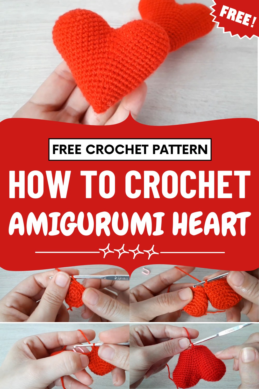 Crochet Amigurumi Heart