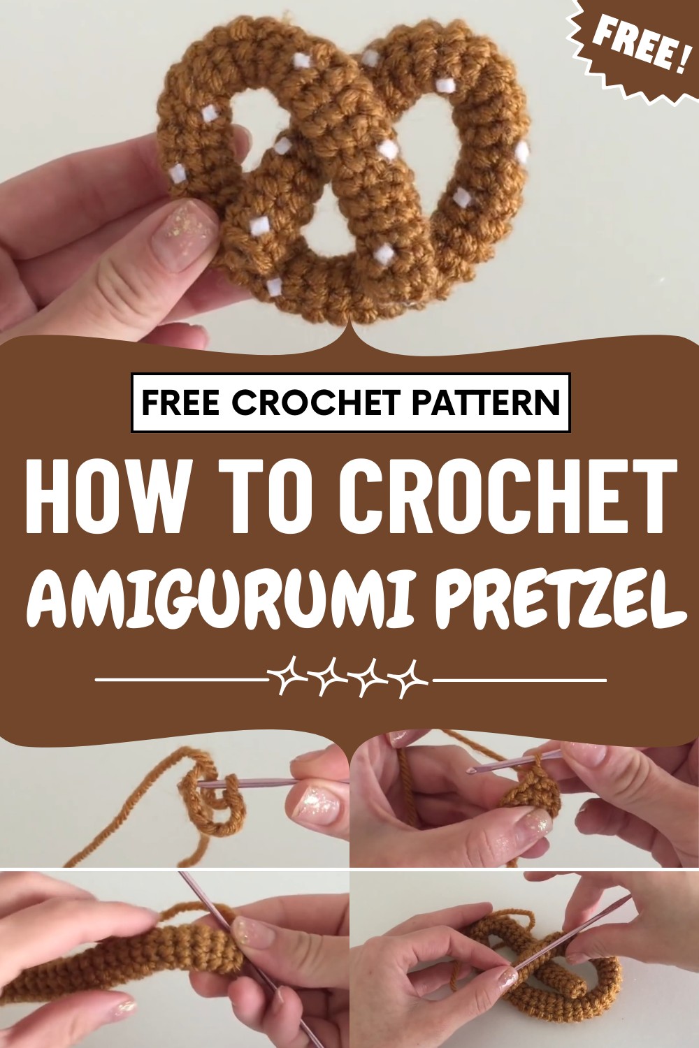 Crochet Amigurumi Pretzel