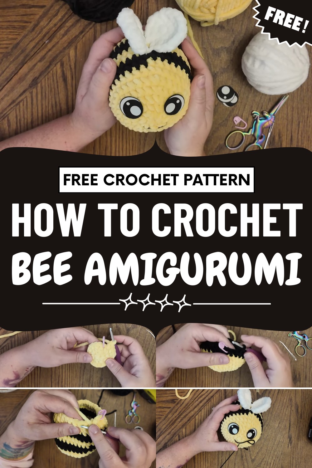 Crochet Bee Amigurumi
