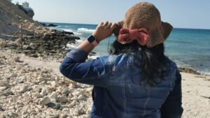Crochet Bucket Hat With A Bow