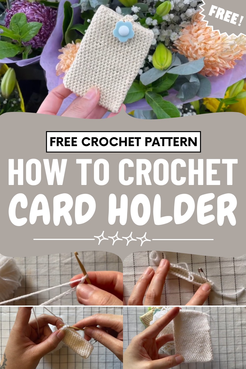 Crochet Card Holder