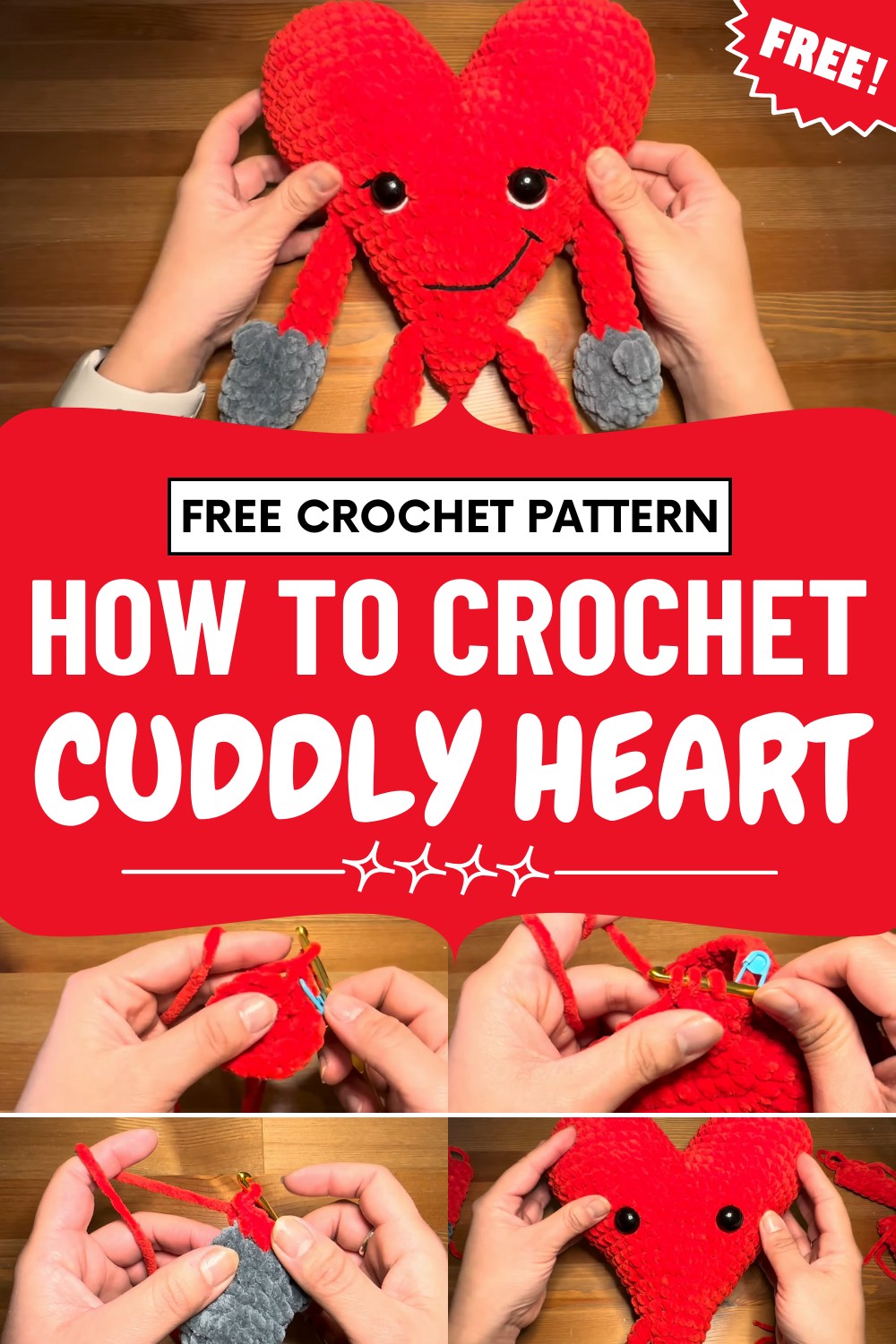 Crochet Cuddly Heart