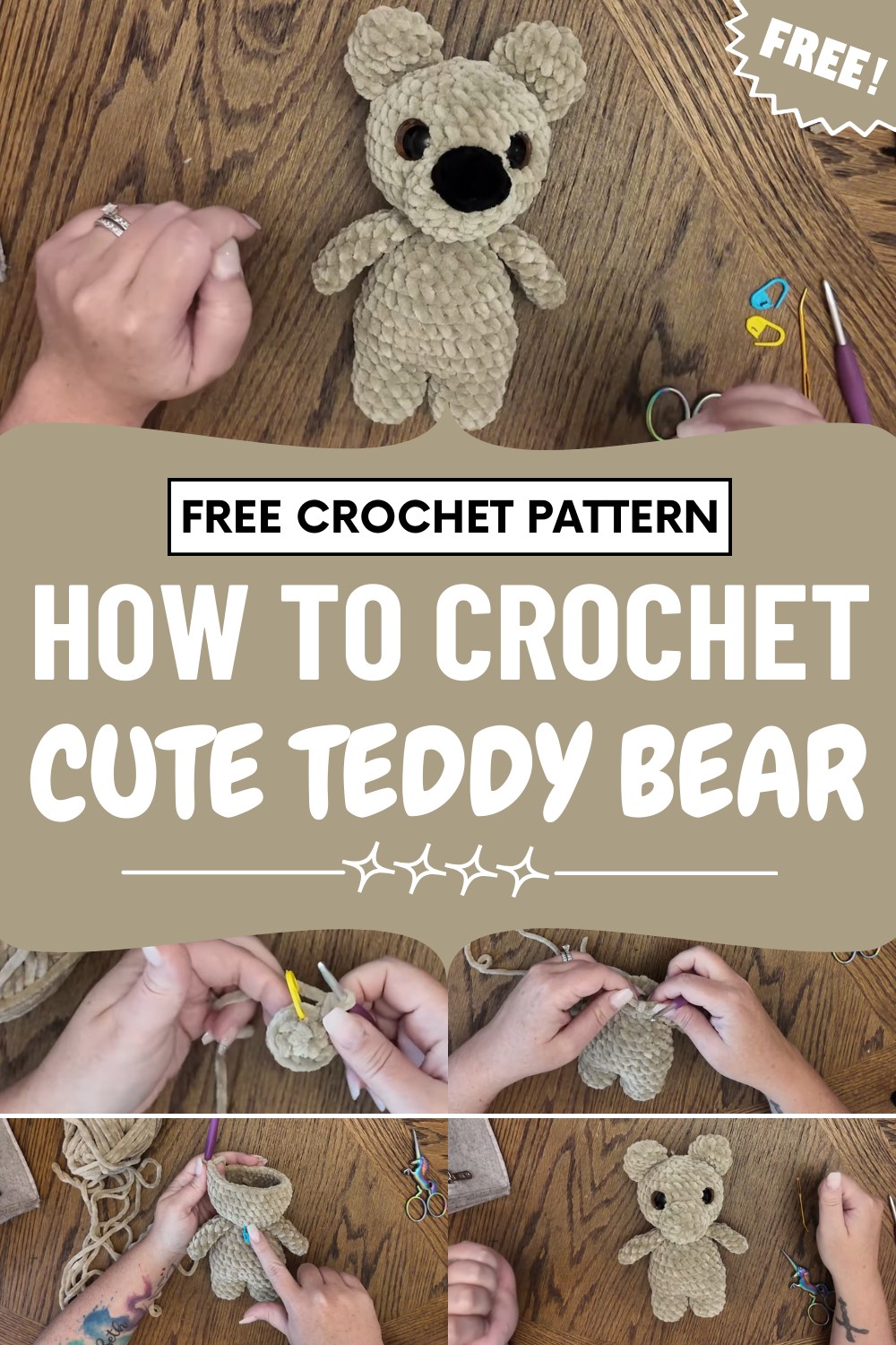 Crochet Cute Teddy Bear