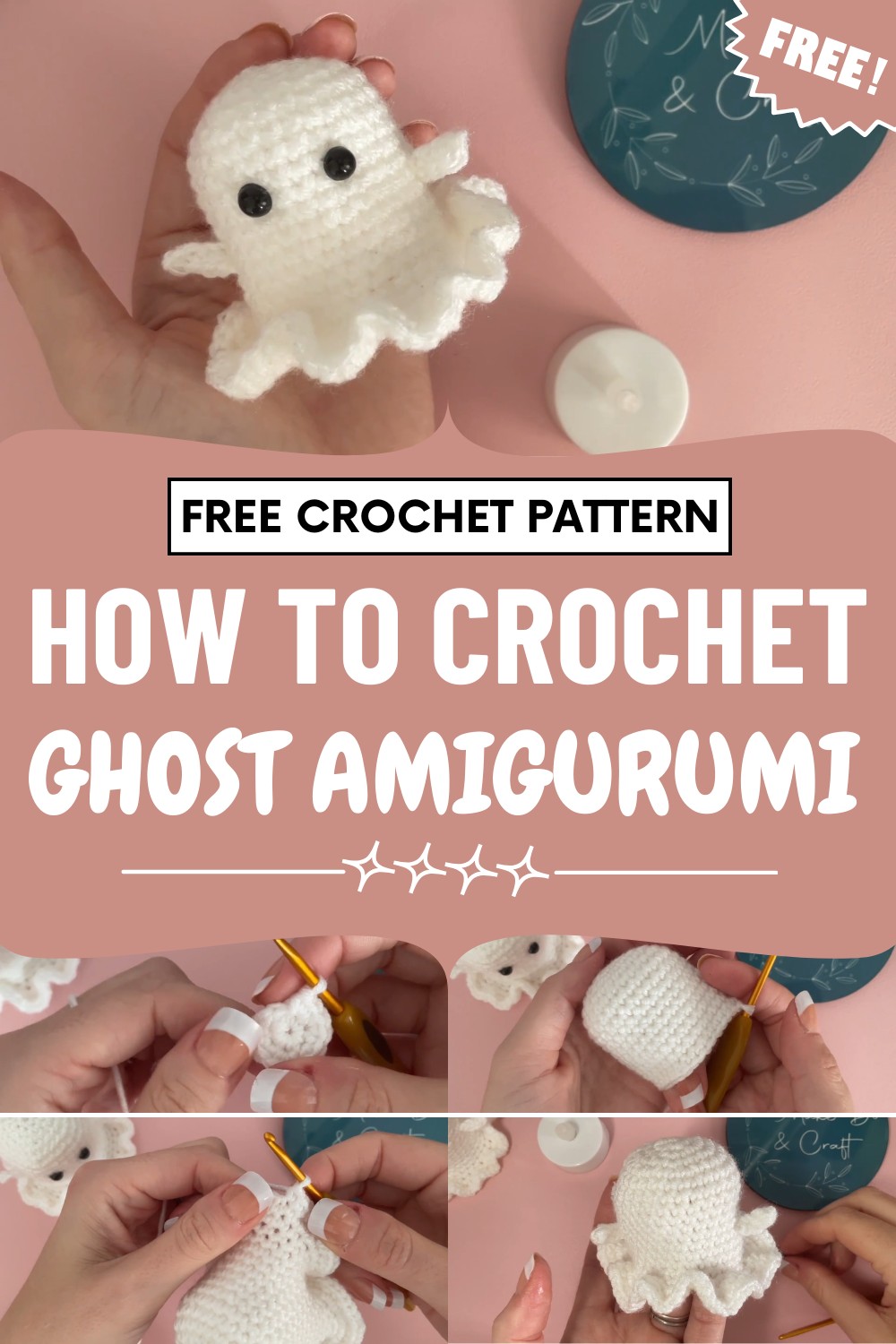 Crochet Ghost Amigurumi