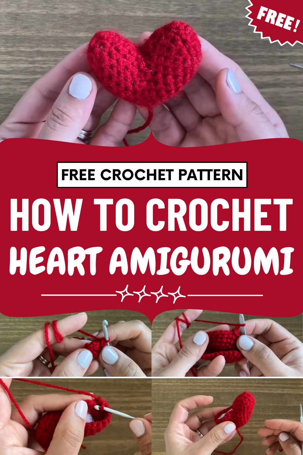 Crochet Heart Amigurumi