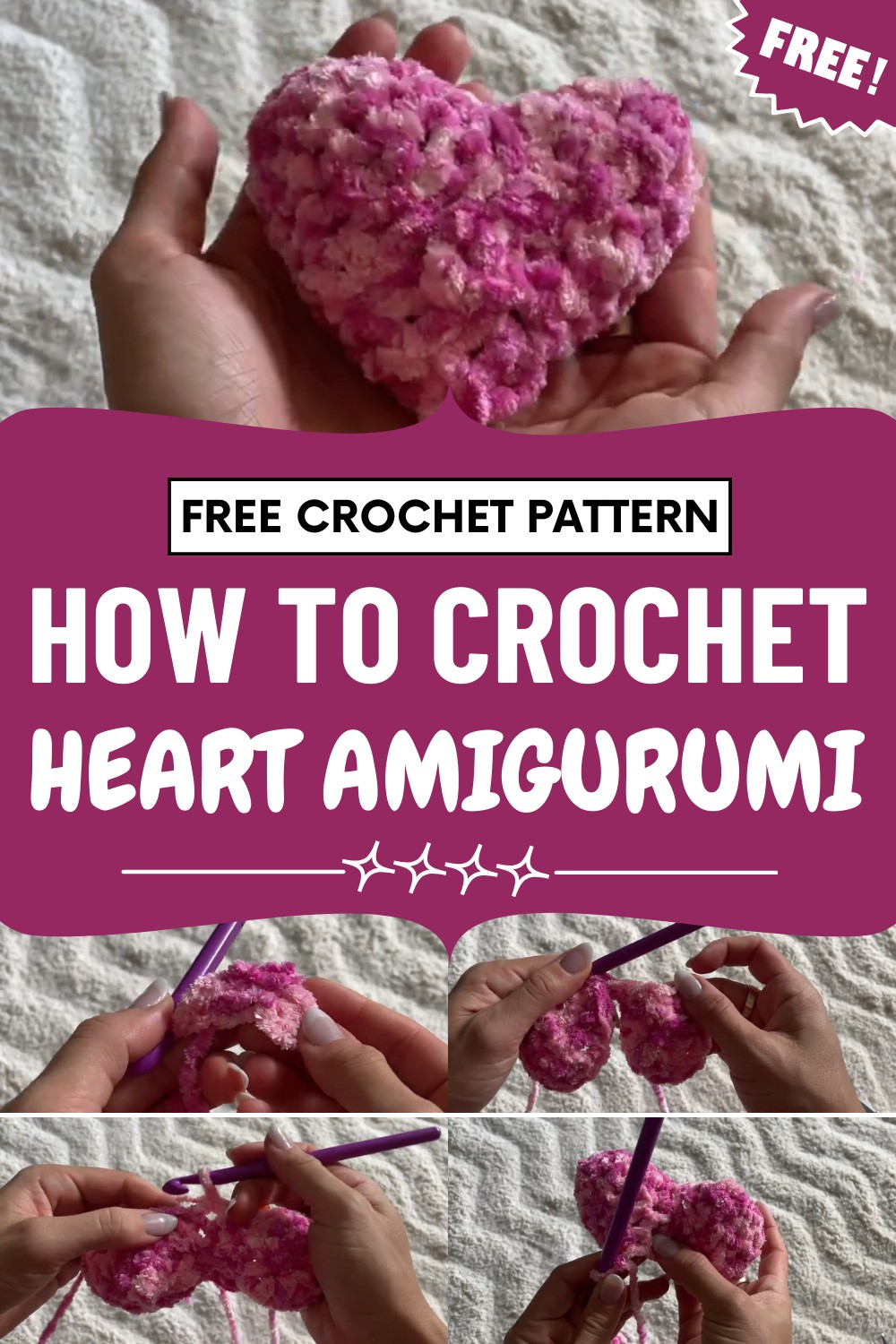 Crochet Heart Amigurumi